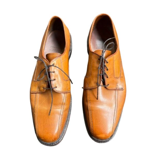 Allen Edmonds Men's Brown Leather Hillcrest Lace-up Derby Dress Shoes Size 11 D - Picture 2 of 9